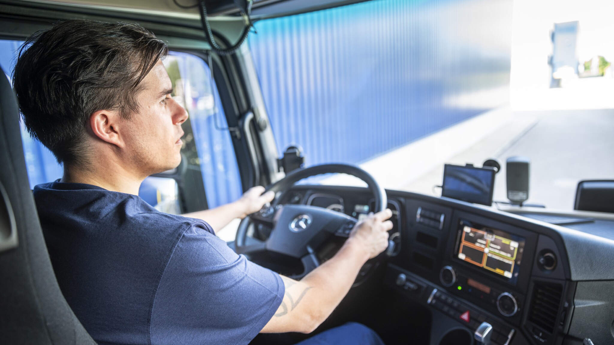 Chaque année, une centaine d'apprentis commencent leur parcours de qualification pour devenir conducteur professionnel ou conductrice professionnelle.